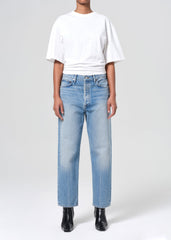 90's Crop Mid Rise Straight in Vault