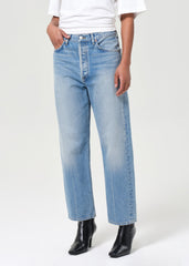 90's Crop Mid Rise Straight in Vault