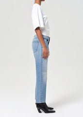 90's Crop Mid Rise Straight in Vault