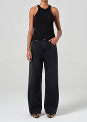 Low Curve Jean in Black Tar