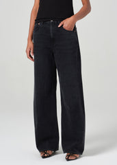 Low Curve Jean in Black Tar