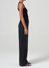 Low Curve Jean in Black Tar