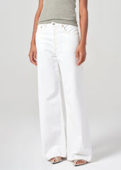 Dame High Rise Wide Leg No Cuff in Milkshake