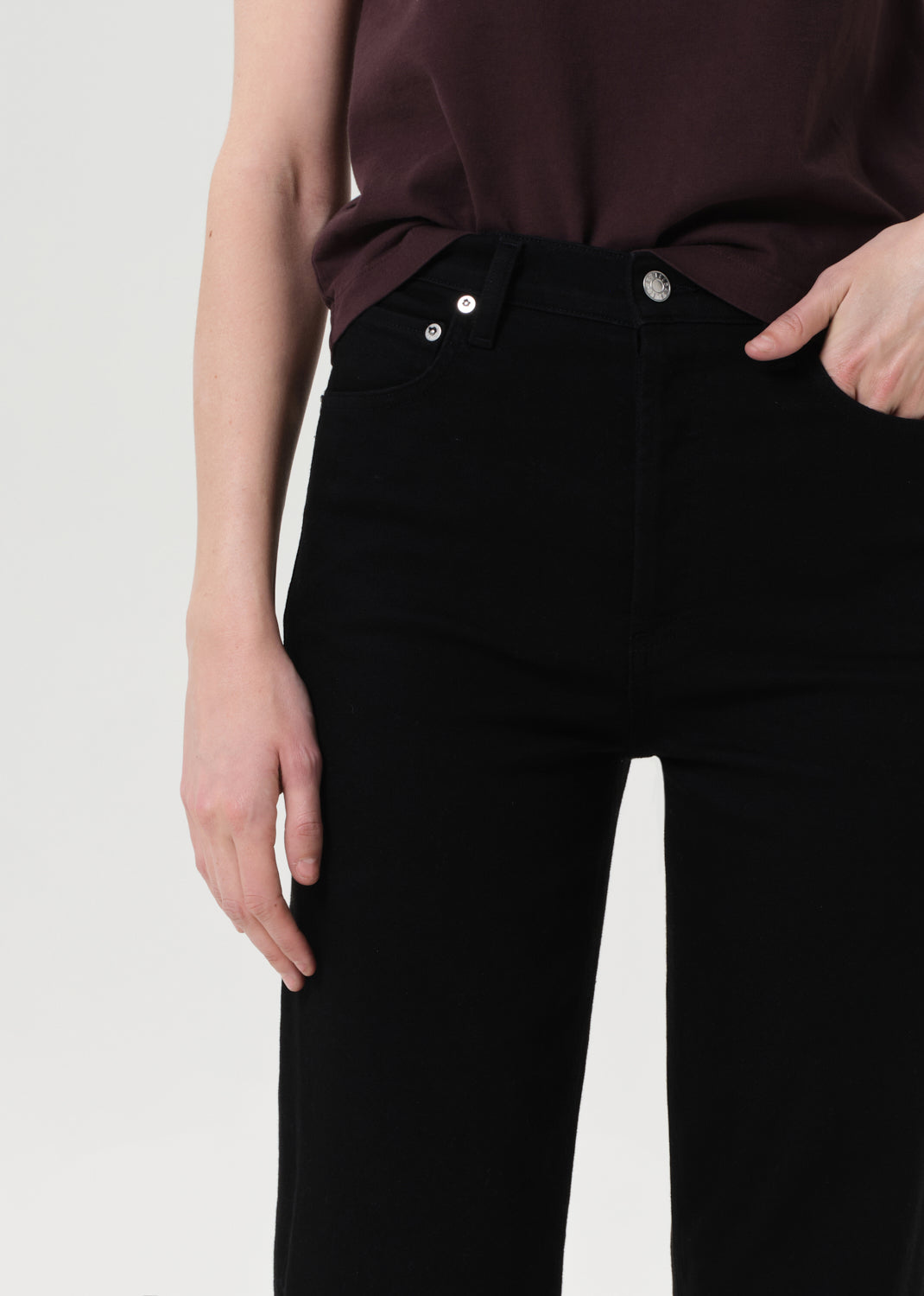 90's Pinch Waist Crop (Comfort Stretch) in Cover