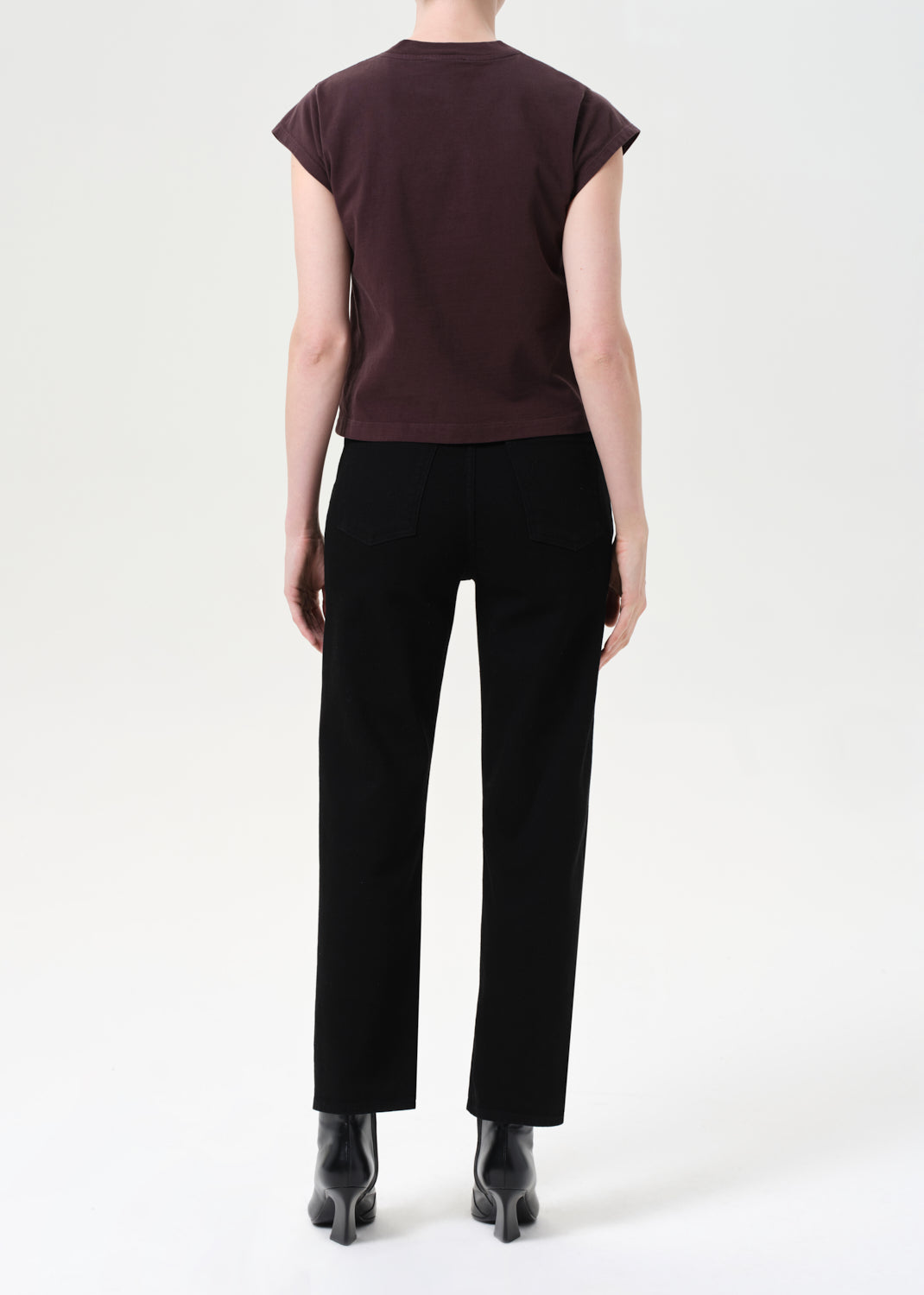 90's Pinch Waist Crop (Comfort Stretch) in Cover
