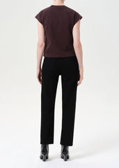 90's Pinch Waist Crop (Comfort Stretch) in Cover