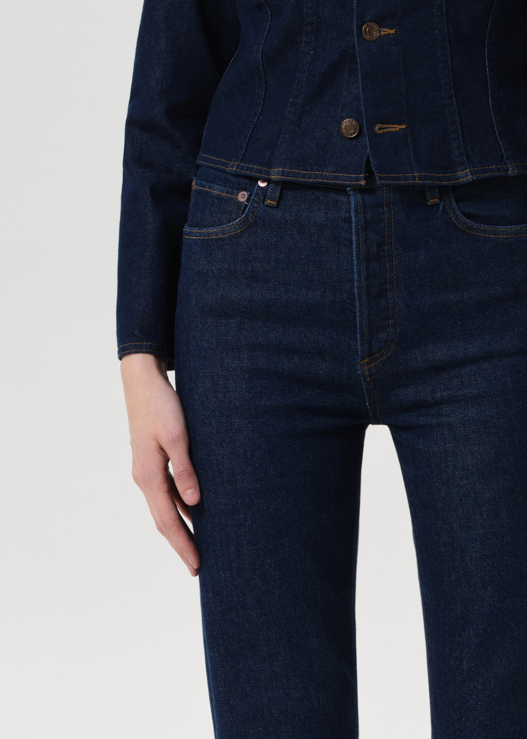 90's Pinch Waist Crop (Comfort Stretch) in Reissue