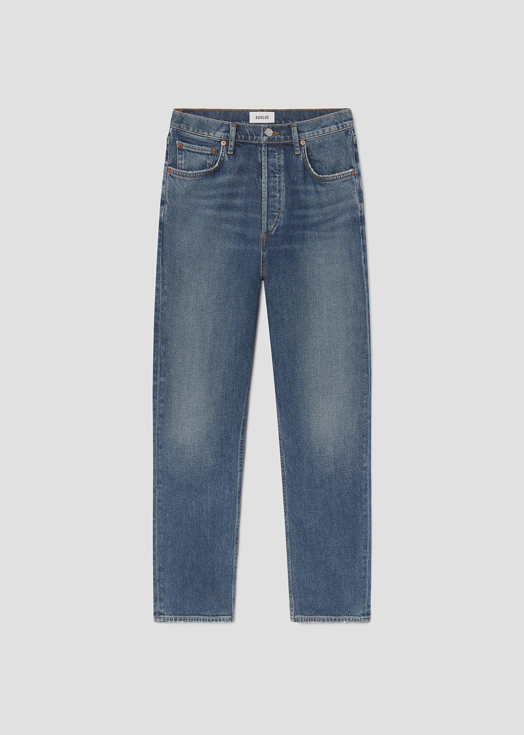 90's Pinch Waist Crop (Comfort Stretch) in Overcast