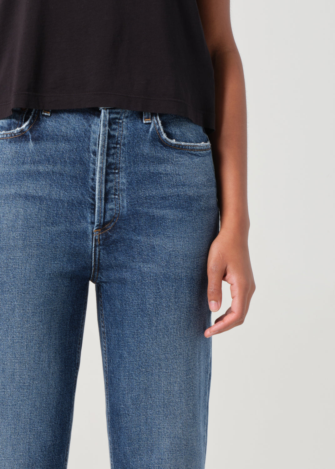90's Pinch Waist Crop in Solace