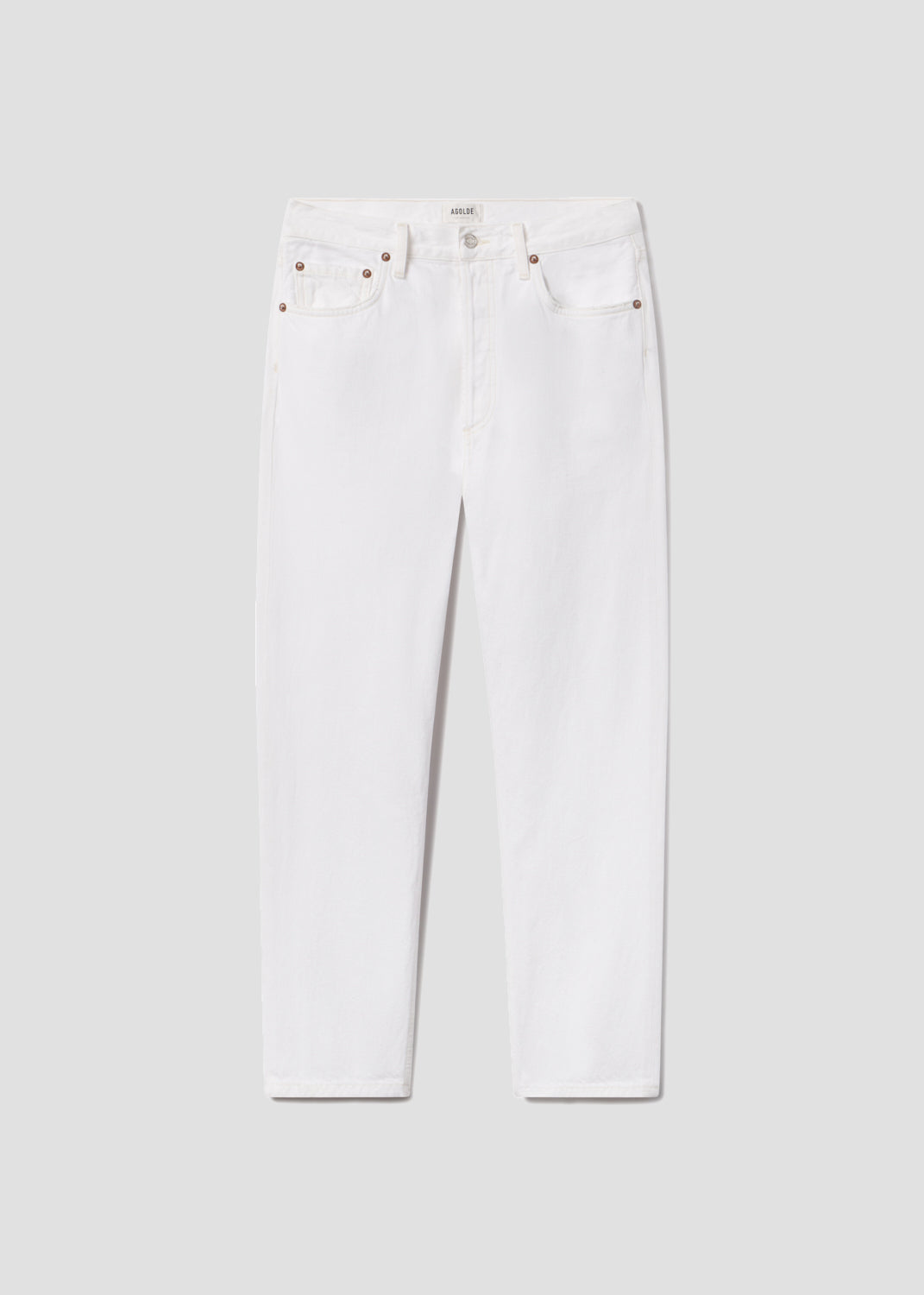 90's Pinch Waist Crop in Marshmallow