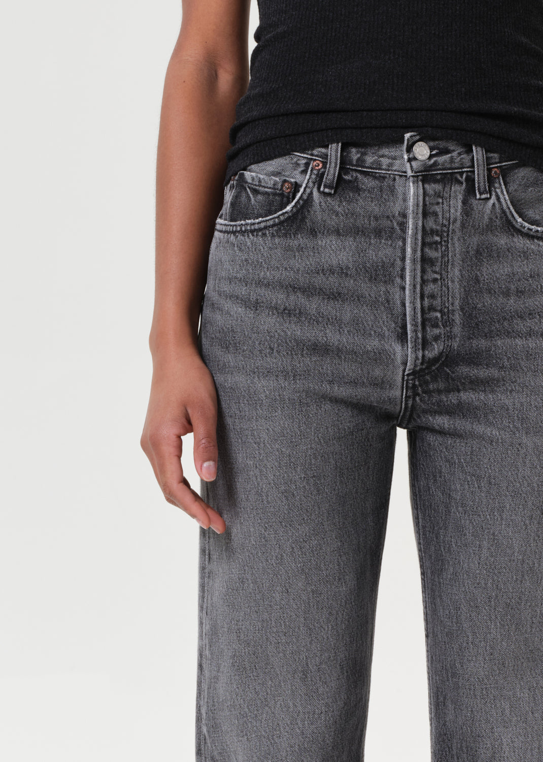 90's Pinch Waist Crop in Audit