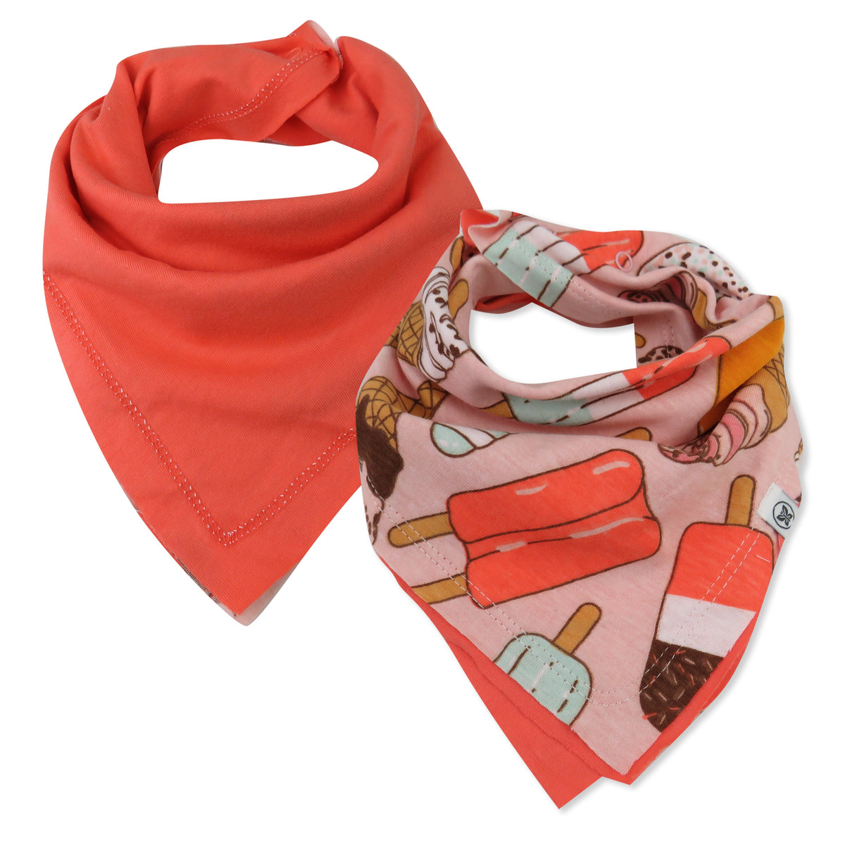 Multipack Organic Cotton Reversible Bandana Bibs