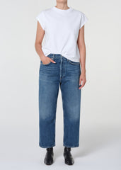 90'S Crop Mid Rise Straight Petite in Bounty
