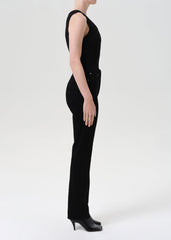 90's Pinch Waist High Rise Straight Long (Comfort Stretch) in Cover