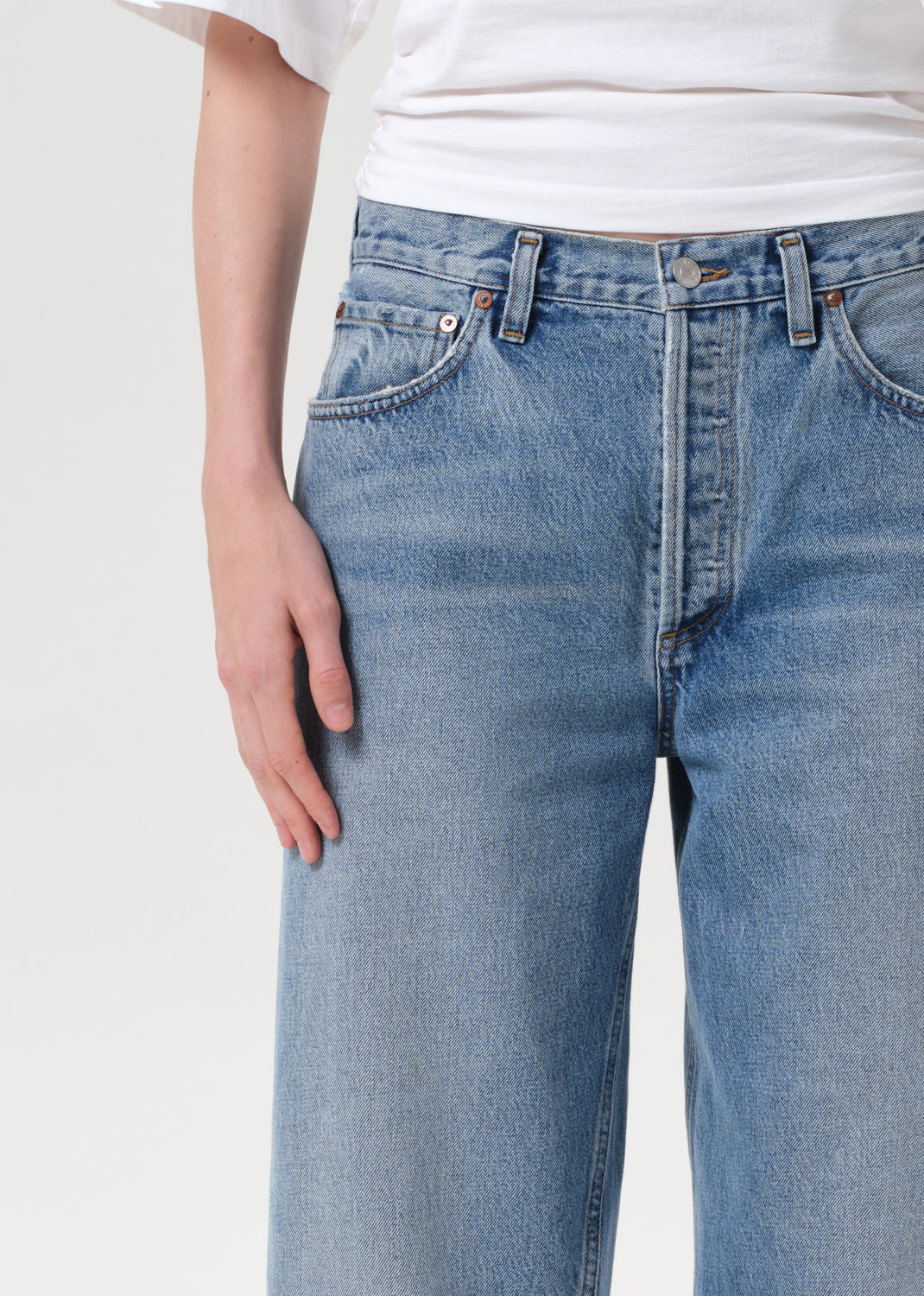 Twist Low Slung Baggy in Stage