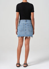 V-Waist Mini Skirt in Fairway