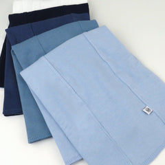 5-Pack Organic Cotton Knit Tri-fold Burp Cloths