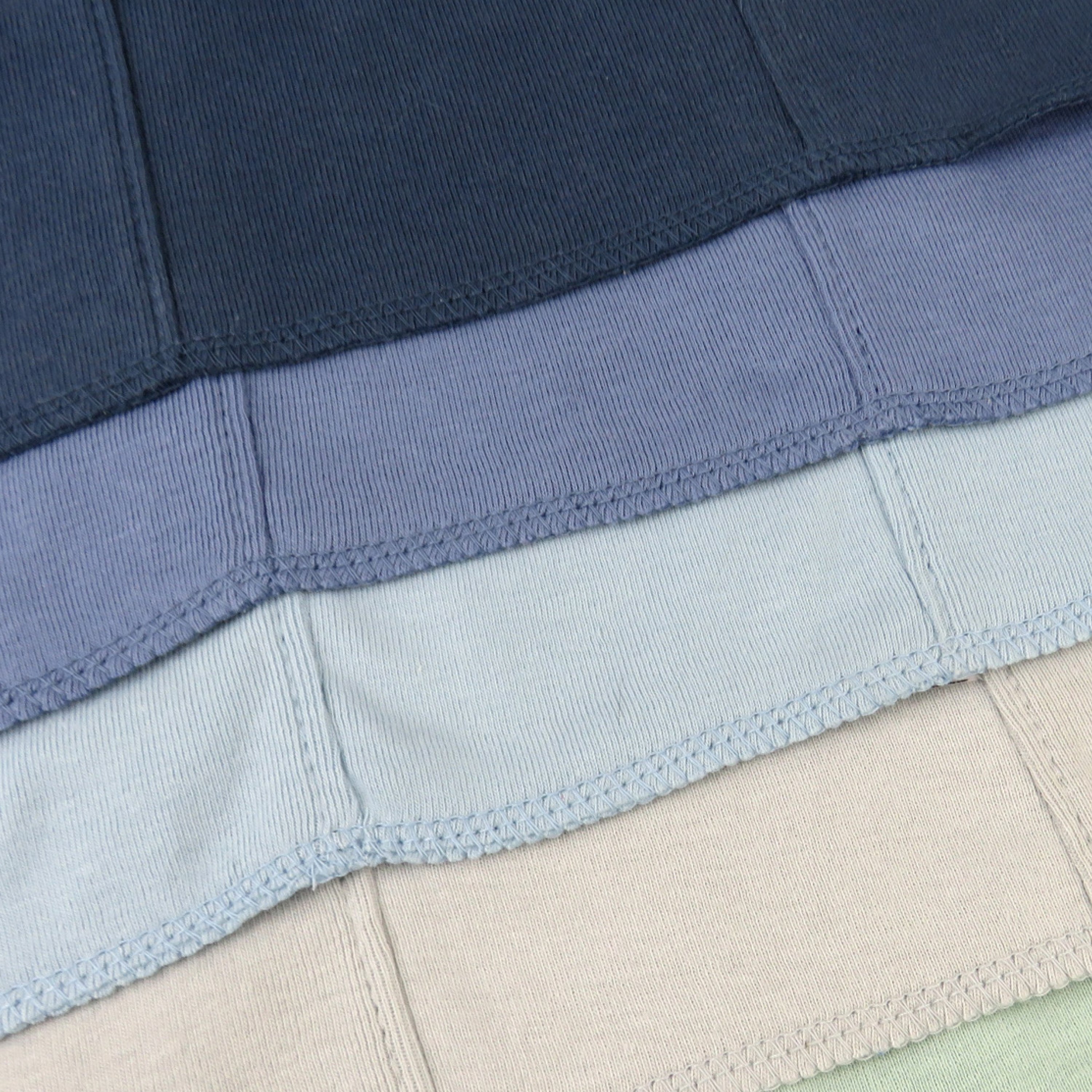 5-Pack Organic Cotton Knit Tri-fold Burp Cloths