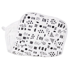 5-Pack Organic Cotton Multi-layer Woven Burp Cloths