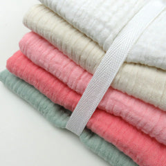 5-Pack Organic Cotton Multi-layer Woven Burp Cloths