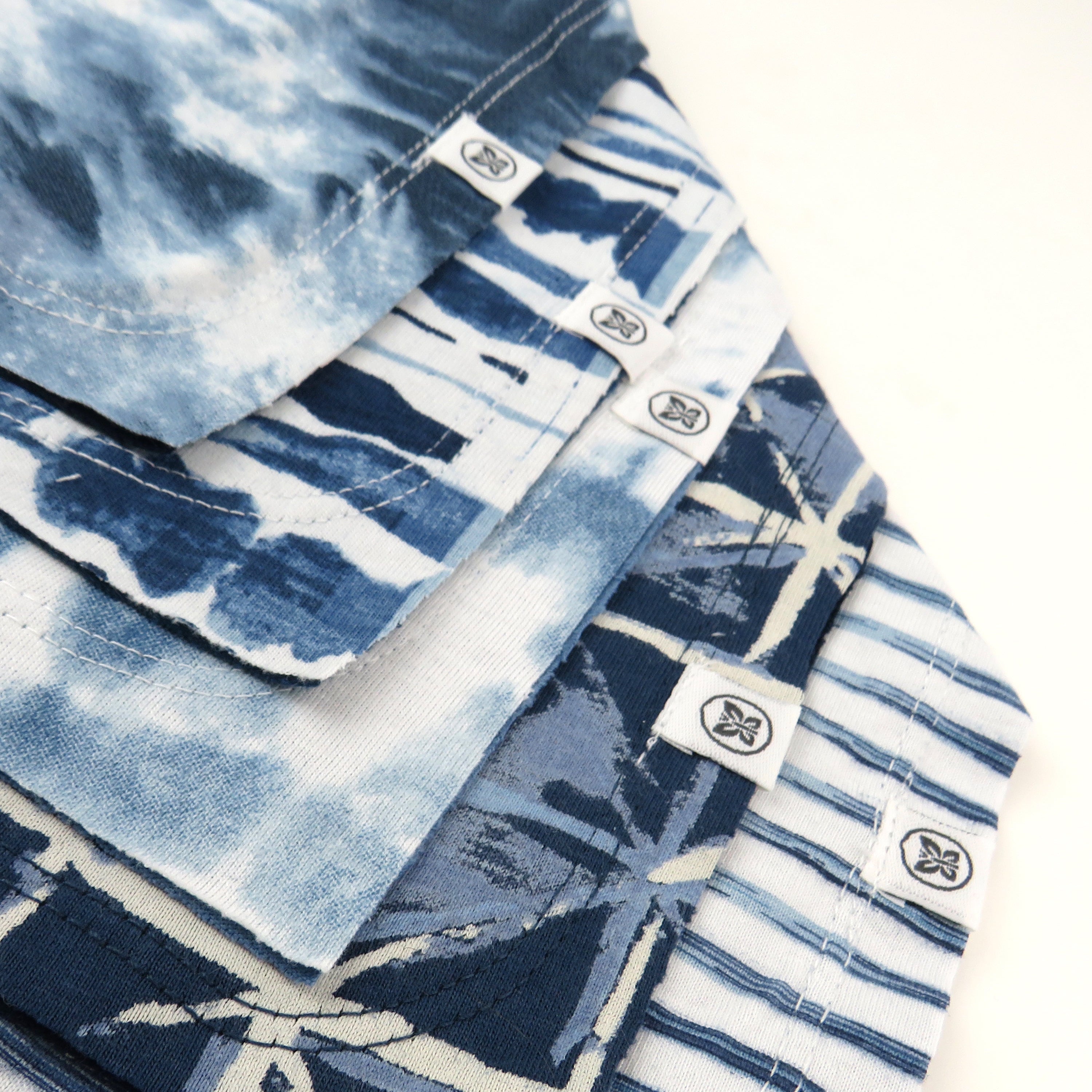 Multipack Organic Cotton Reversible Bandana Bibs