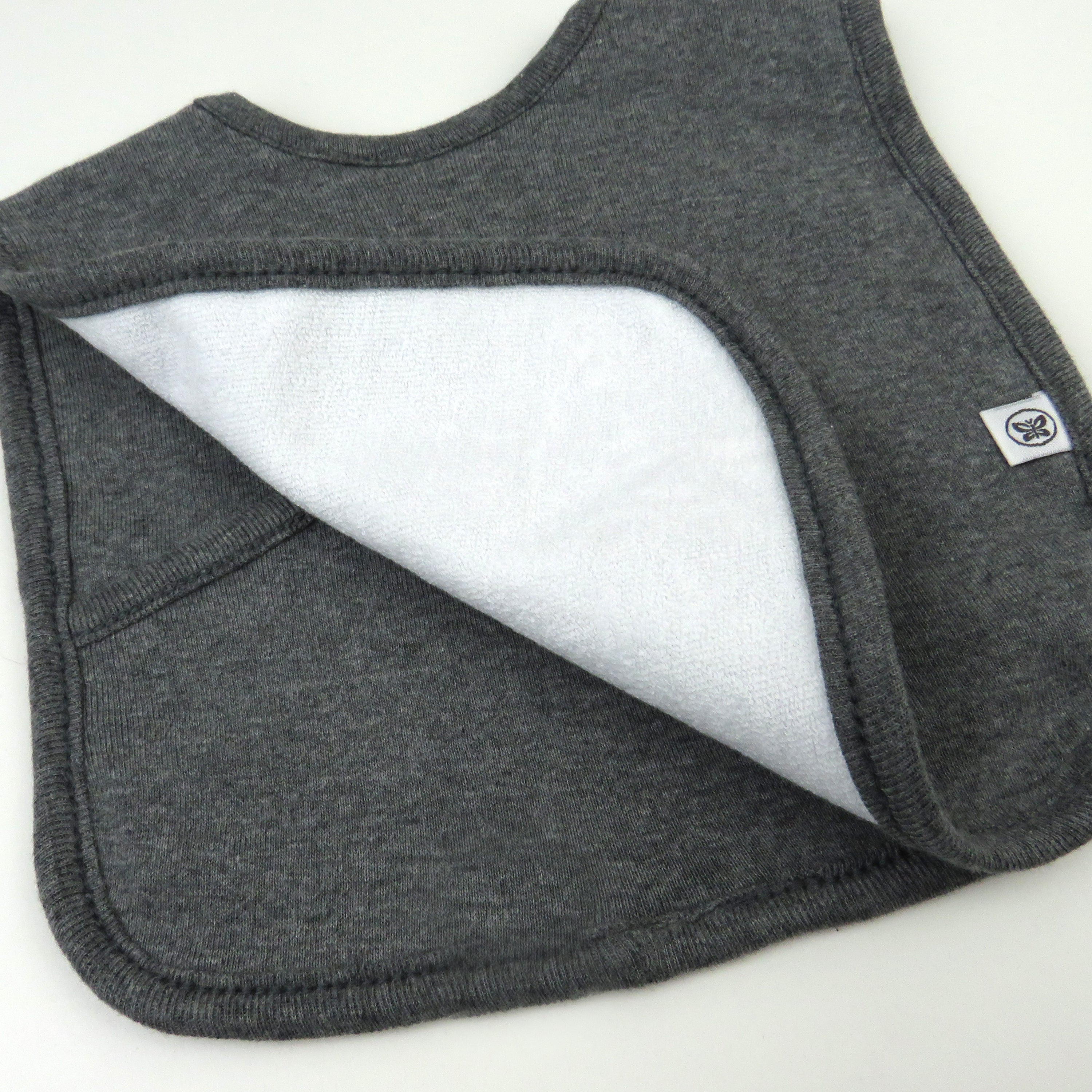 5-Pack Organic Cotton 4 in 1 Reversible Bibs