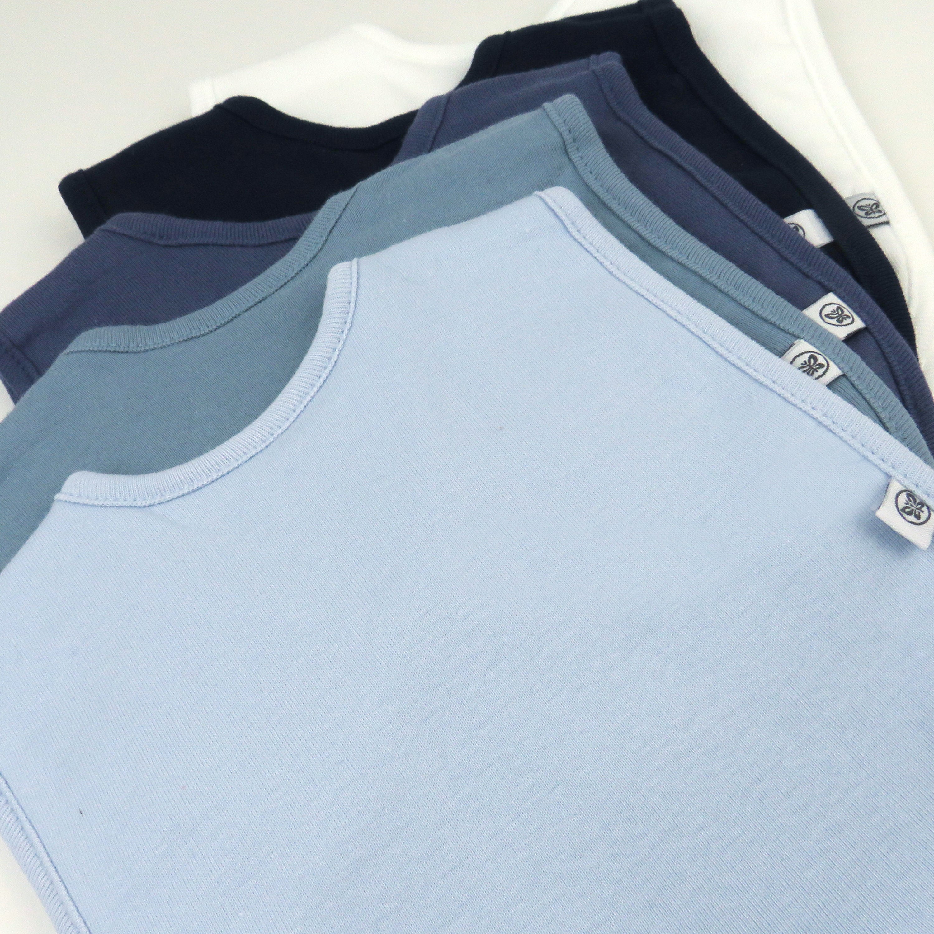 5-Pack Organic Cotton 4 in 1 Reversible Bibs