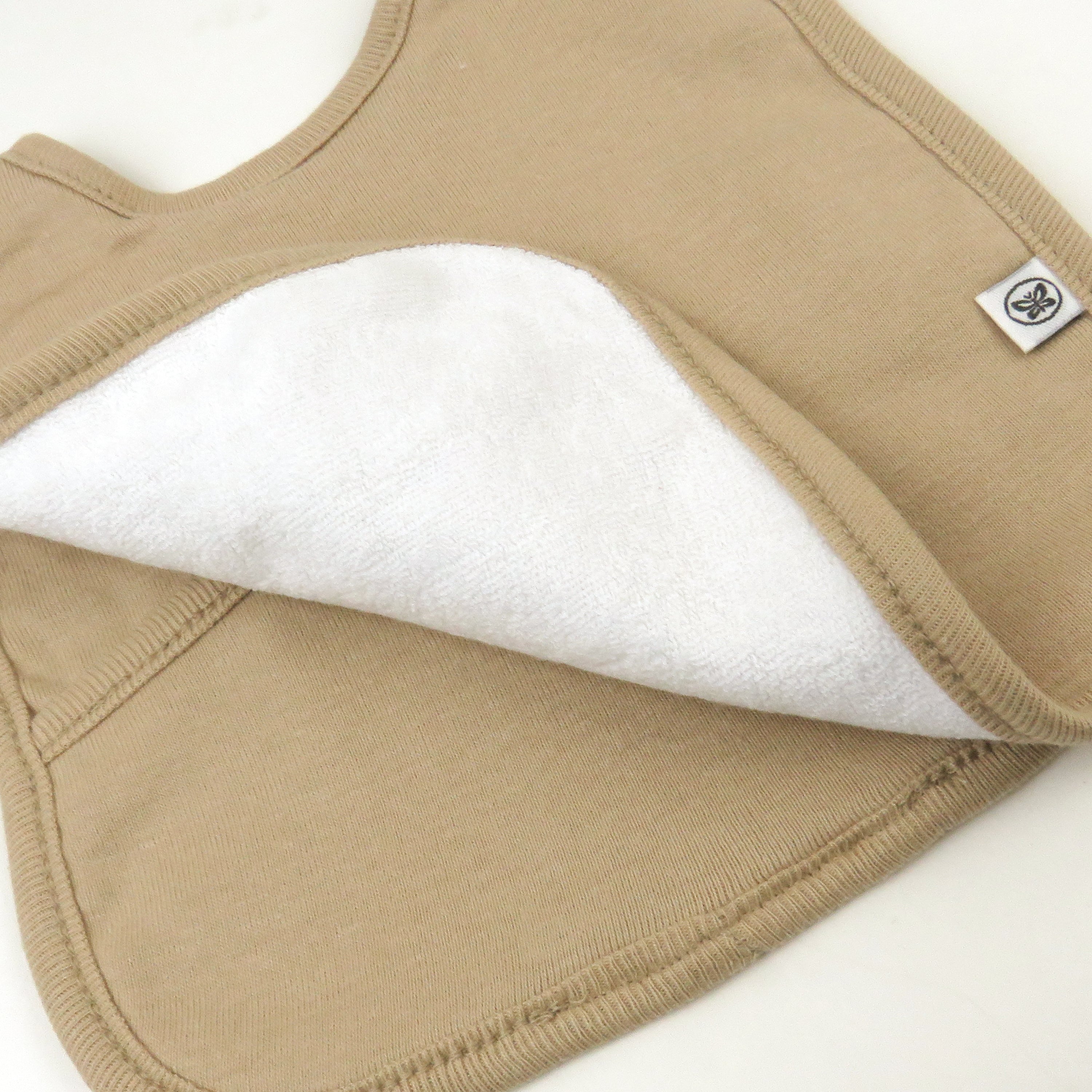 5-Pack Organic Cotton 4 in 1 Reversible Bibs