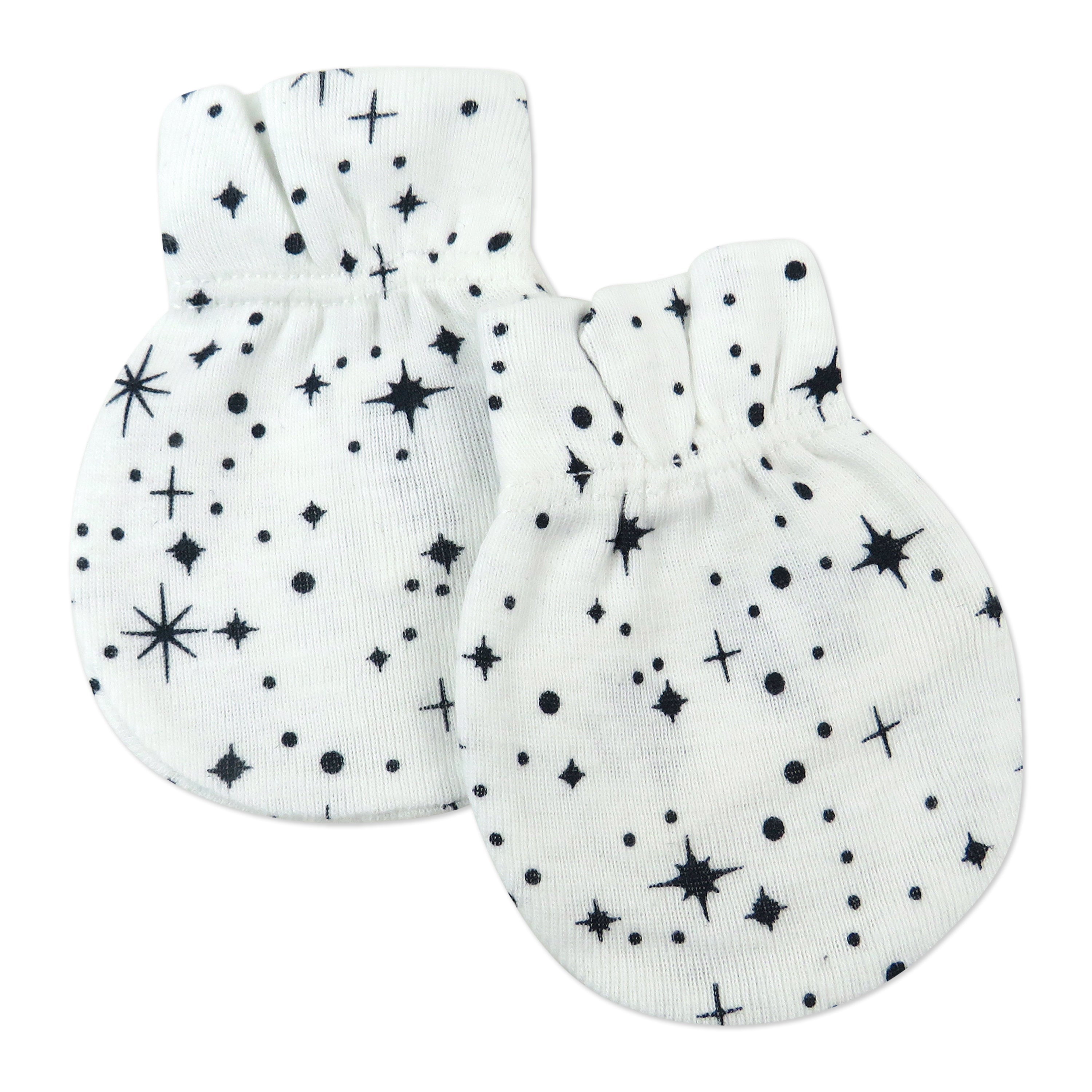 6-Piece Organic Cotton Mitt and Hat Set