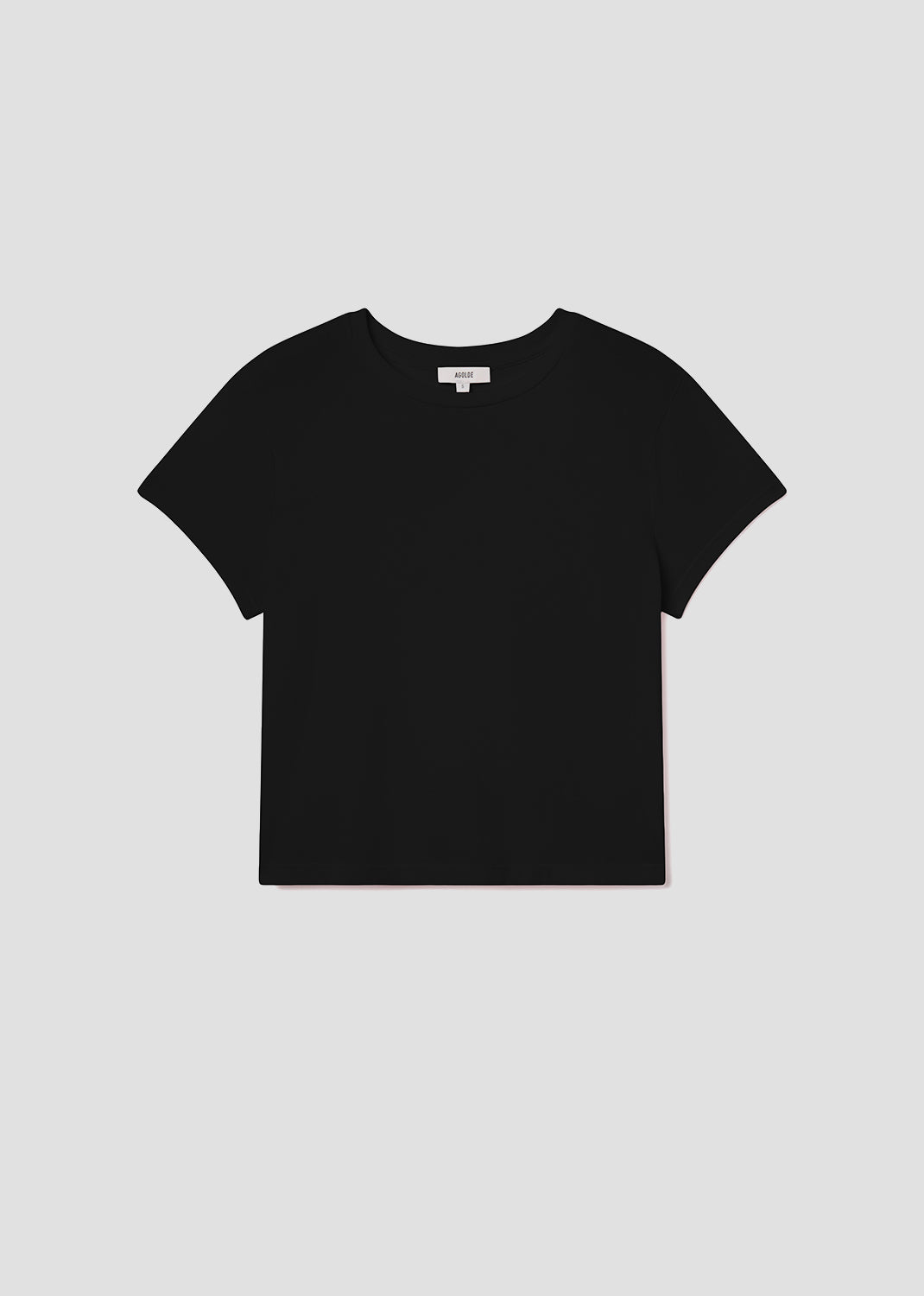 Adine Shrunken Tee in Black