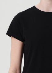 Adine Shrunken Tee in Black