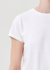 Adine Shrunken Tee in White Ash