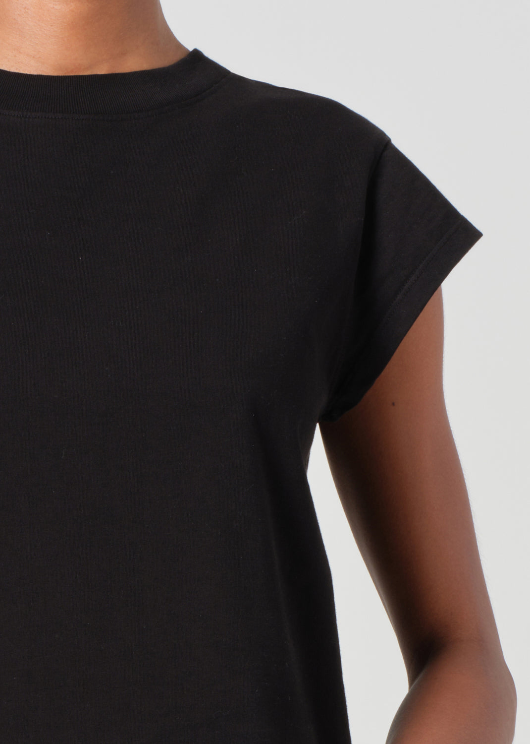 Bryce Cap Sleeve Tee in Black