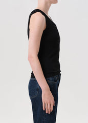 Poppy Tank in Black