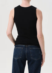 Poppy Tank in Black