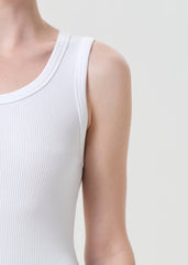 Poppy Tank in White