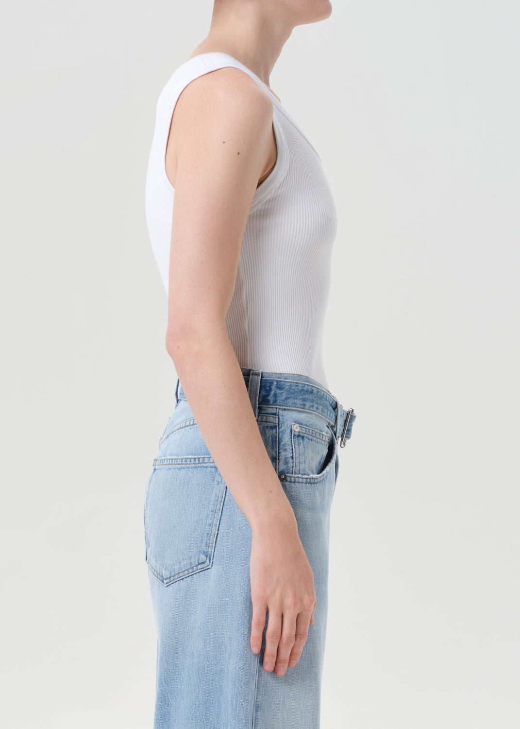 Poppy Tank in White