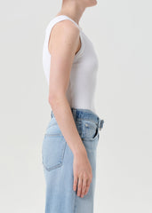 Poppy Tank in White