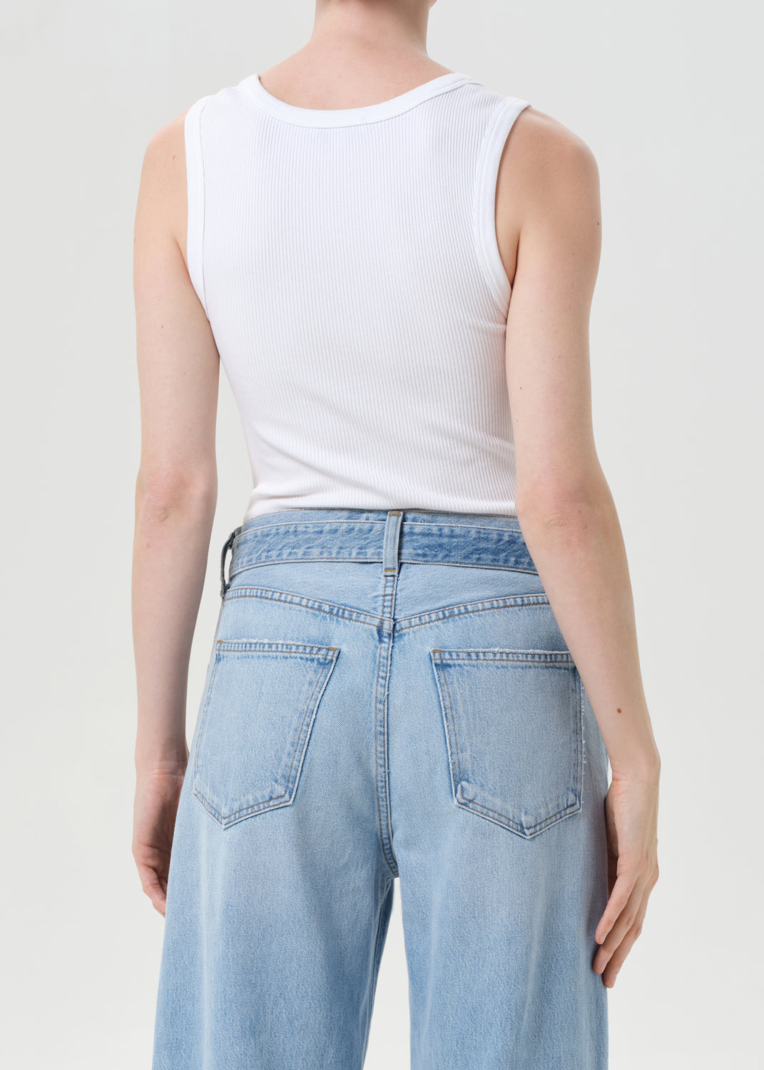 Poppy Tank in White