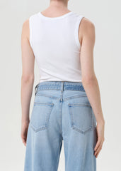 Poppy Tank in White