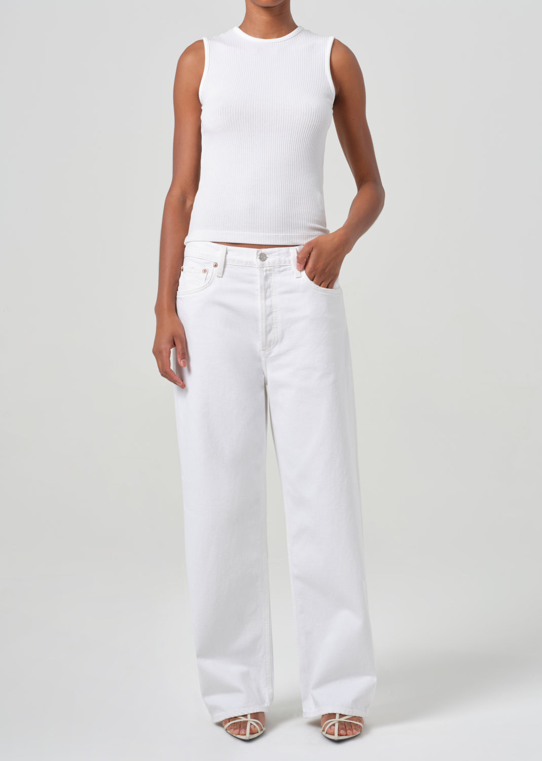 Low Slung Baggy 30.5 in Milkshake