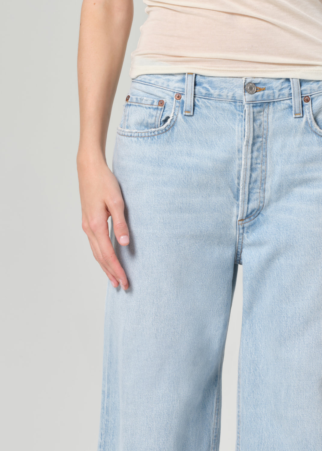 Low Slung Baggy 28  Petite in Spark