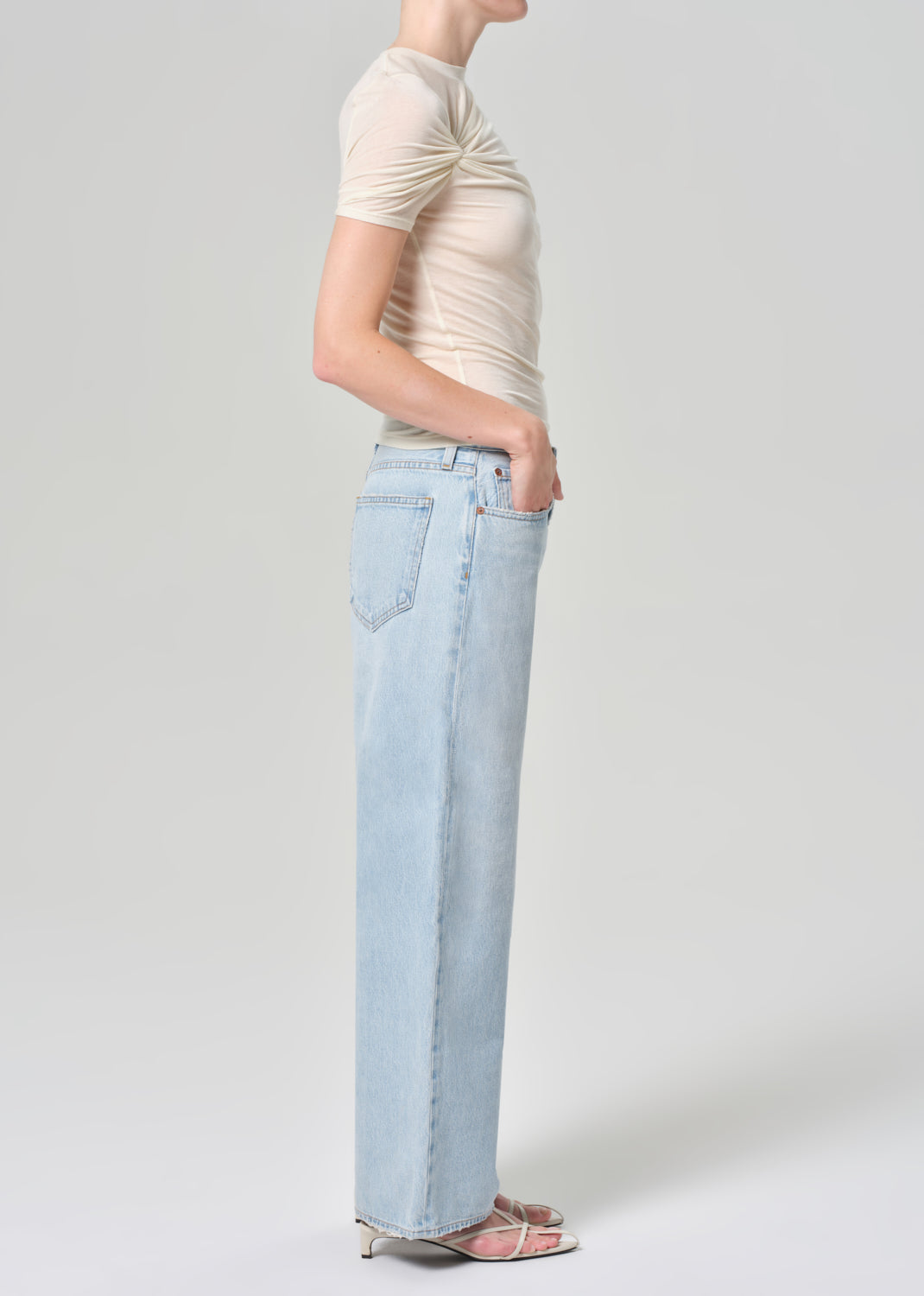 Low Slung Baggy 28  Petite in Spark