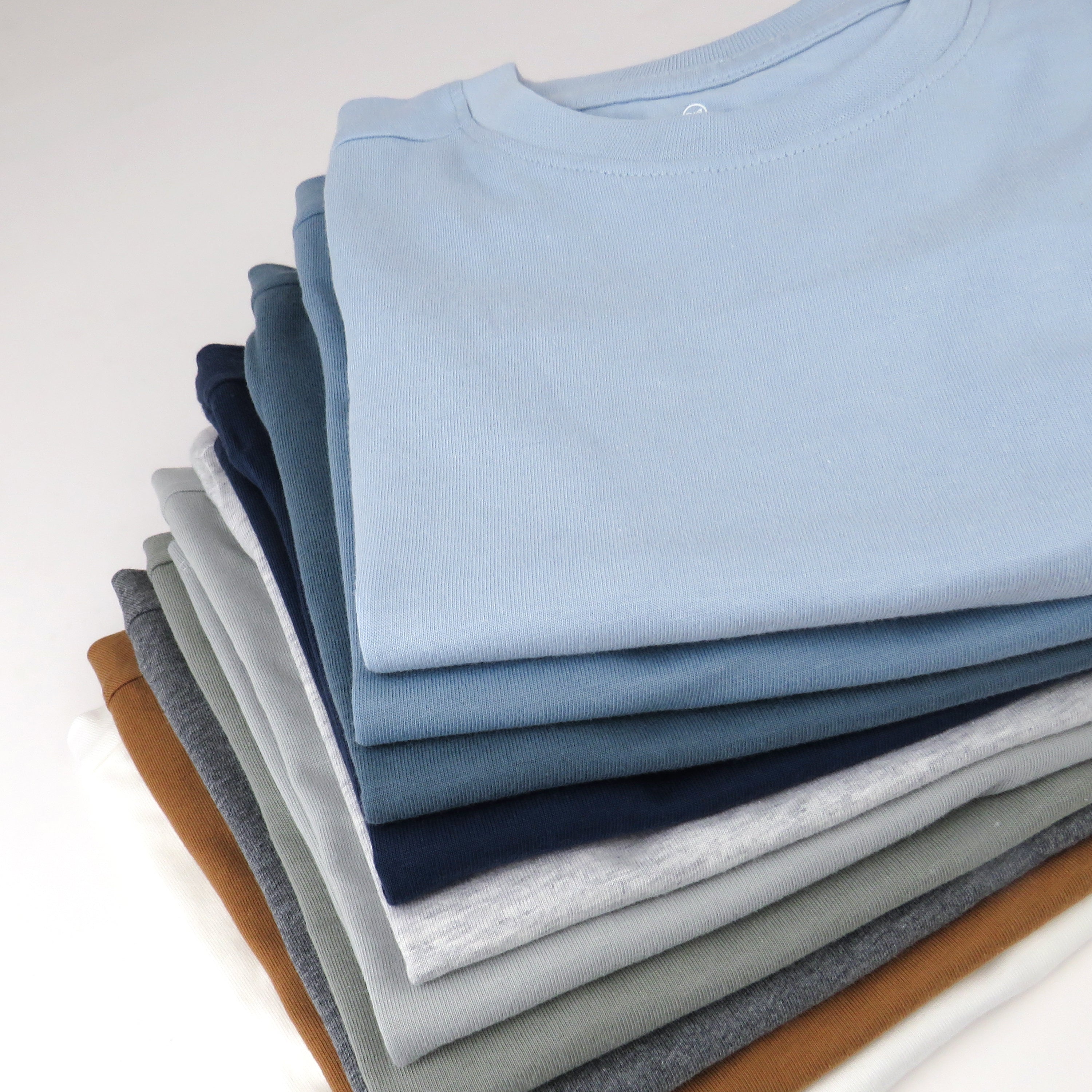 20-Pack Organic Cotton Short Sleeve T-Shirts Bundle