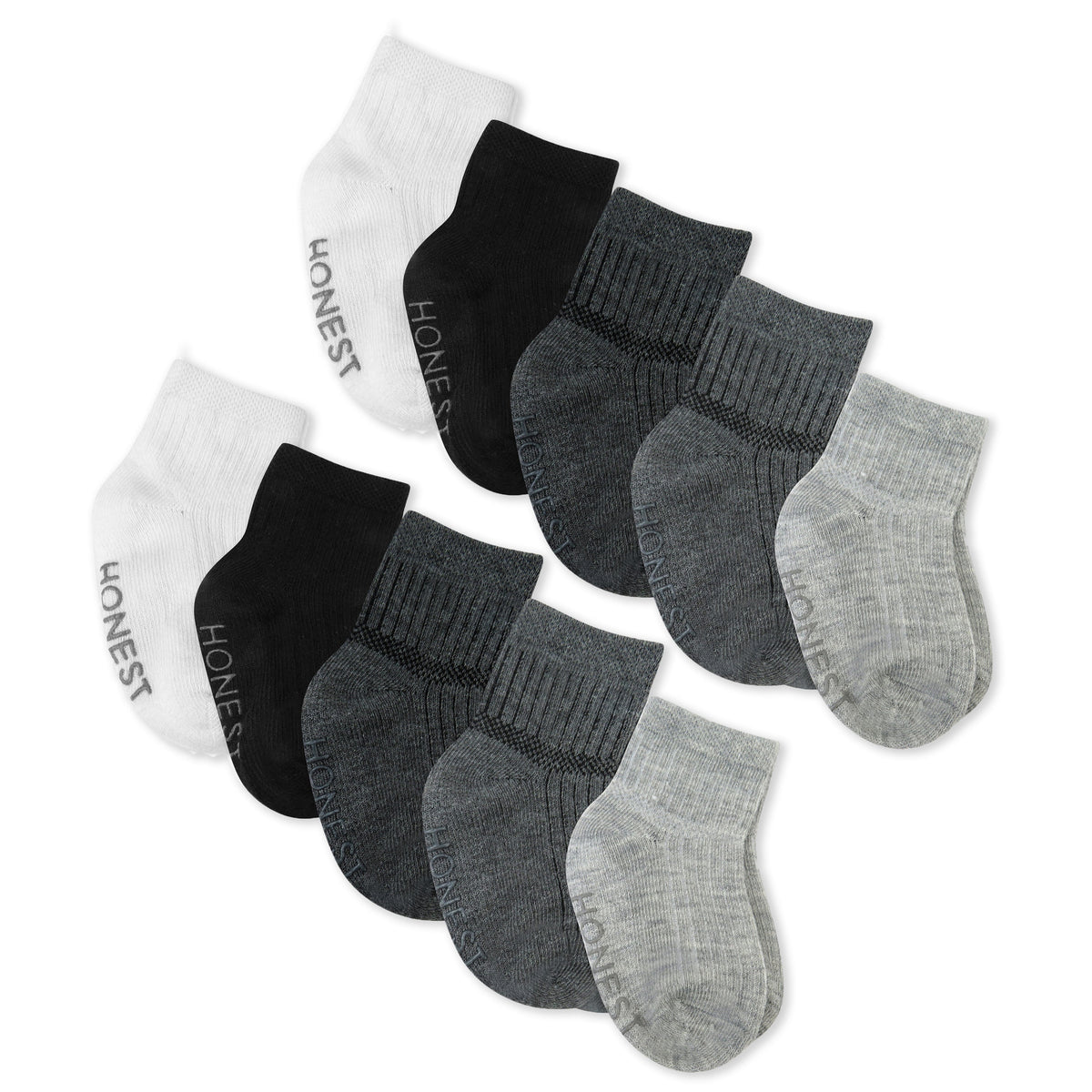 10-Pack Cozy Socks Sustainably Made Bundle