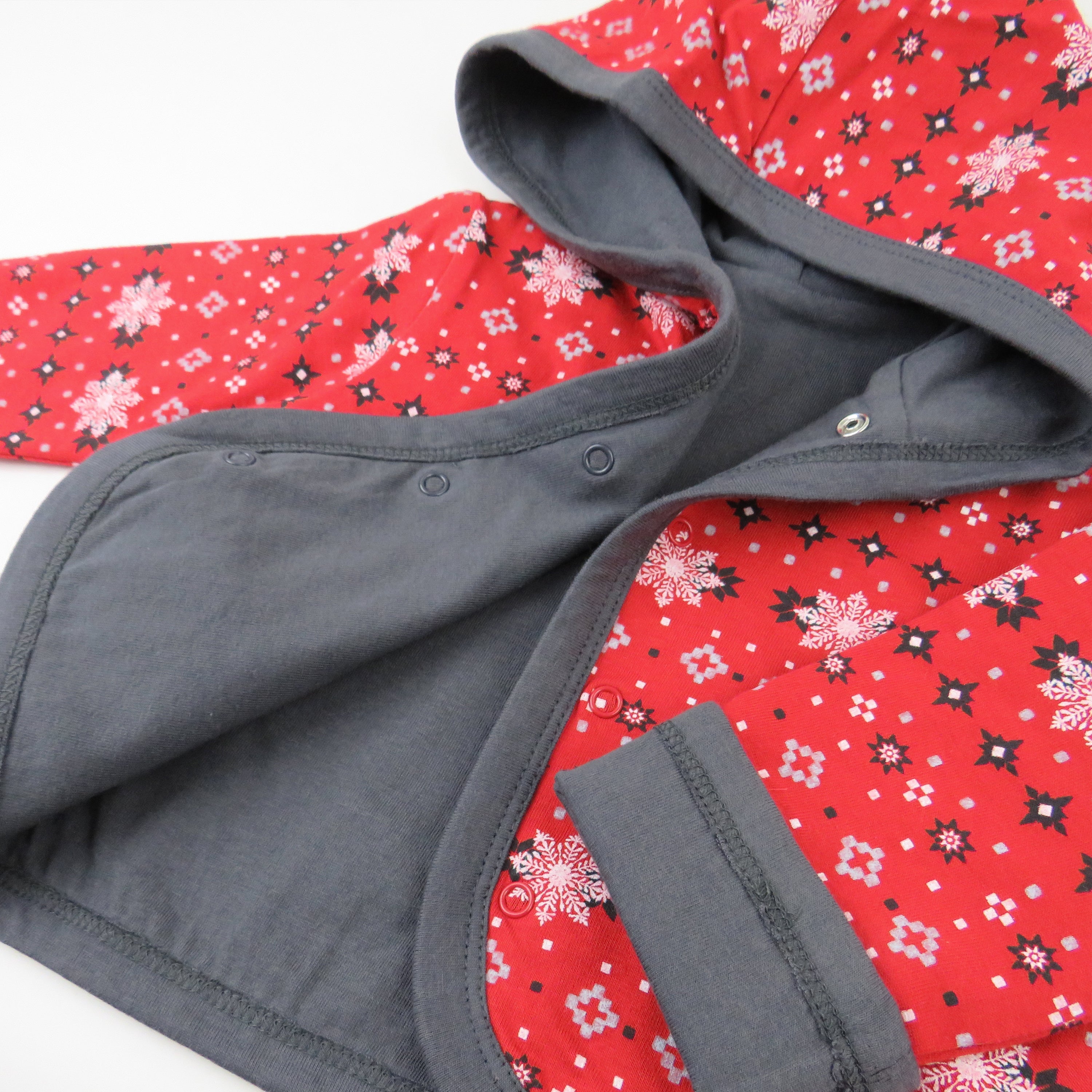 Organic Cotton Reversible Hoodie