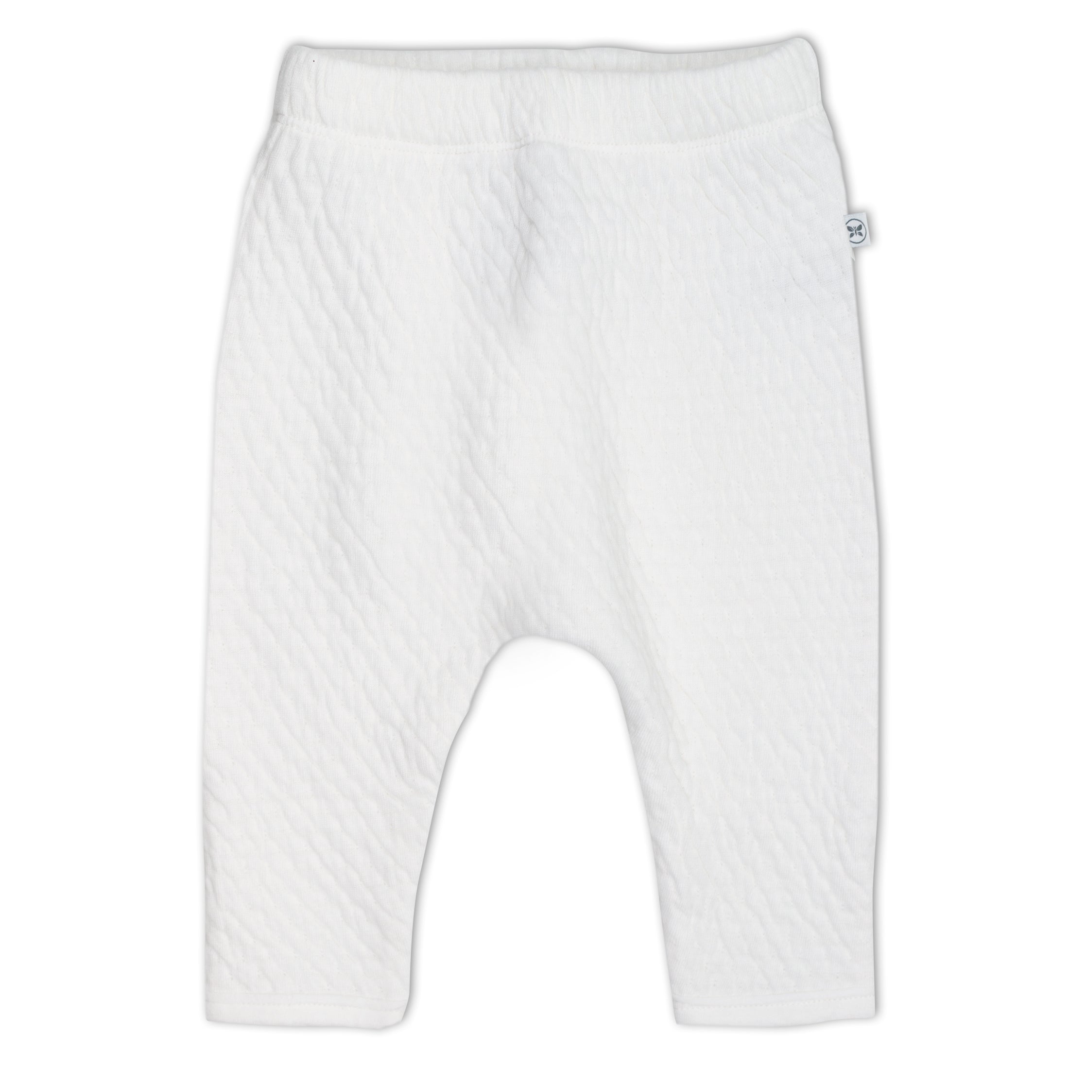 Organic Cotton Matelassé Harem Pant