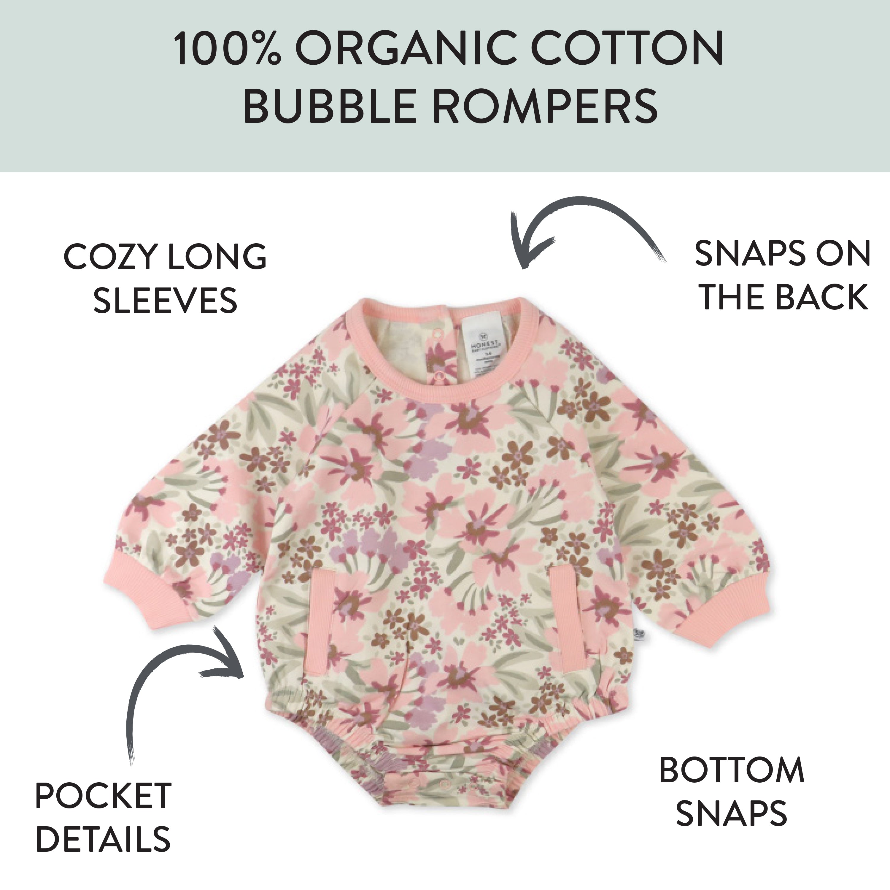 Organic Cotton One-Piece Jumpsuit Romper