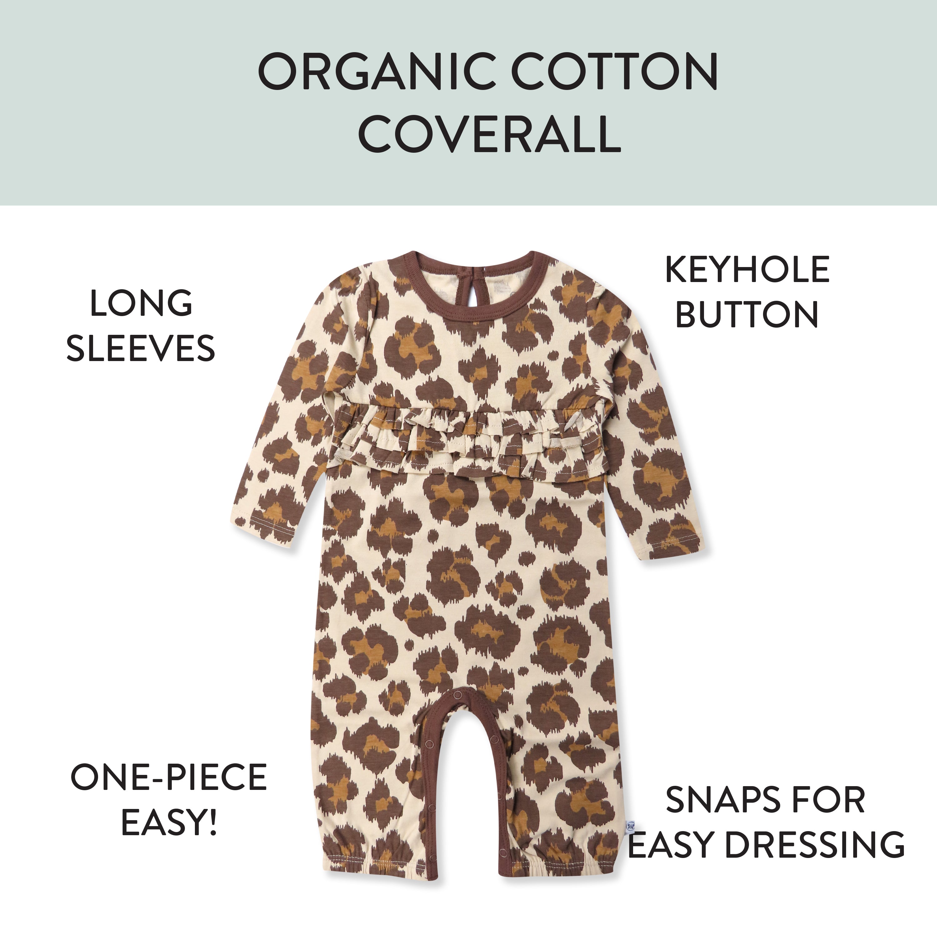 Chest Ruffle Coverall