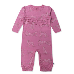 Chest Ruffle Coverall